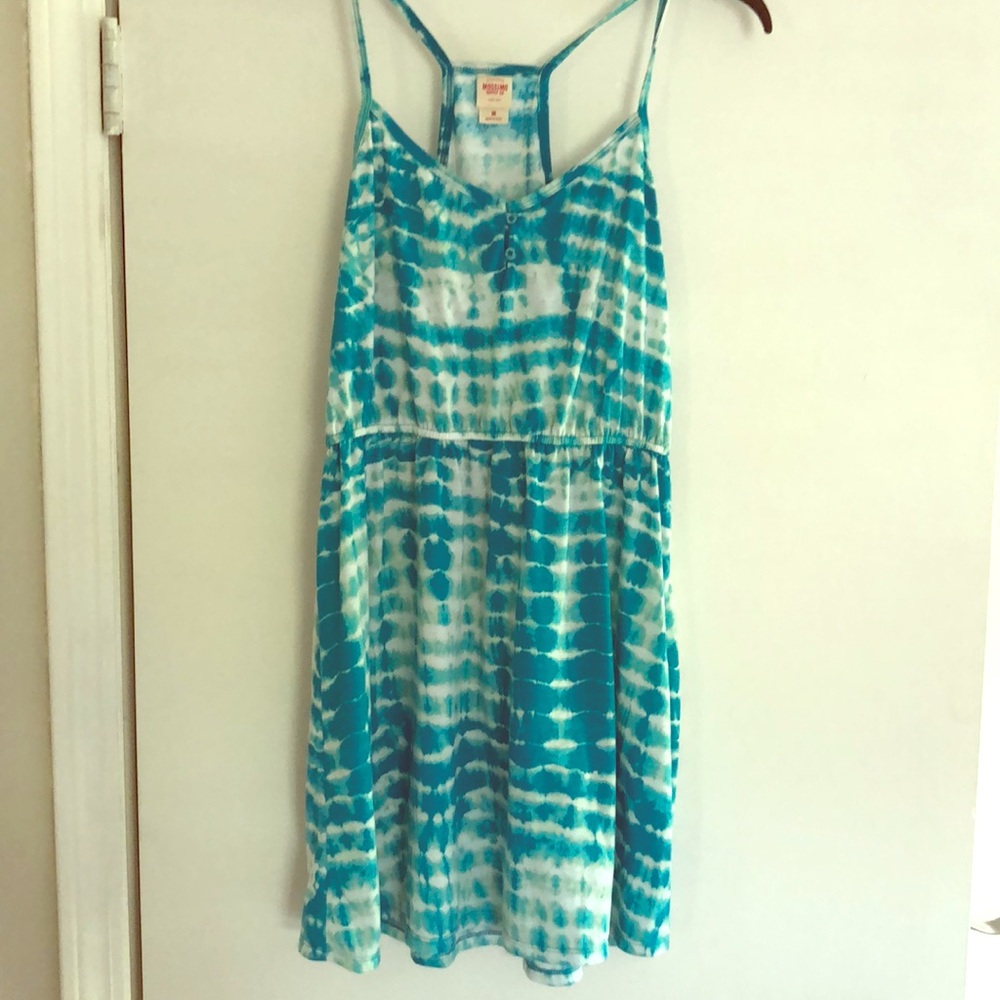 Blue Tie Dye Mossimo Summer Dress
